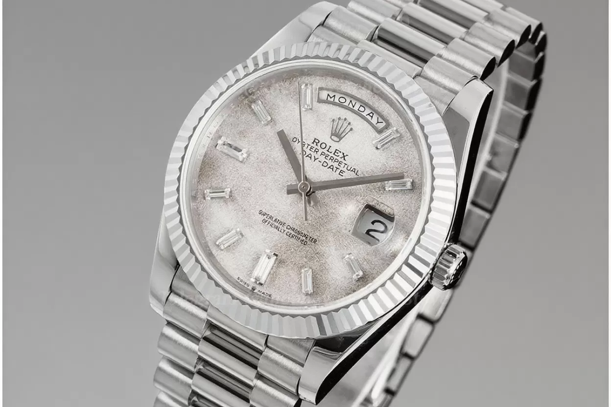 DayDate 228239 40mm SS / SS Moon Dial JDF V4 VR3255 (Gain Weight)