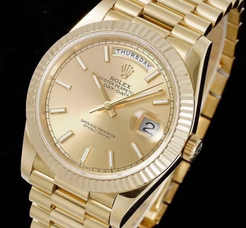 DayDate 228238 40mm YG / YG Gold / Stk JDF V4 VR3255 (Gain Weight)