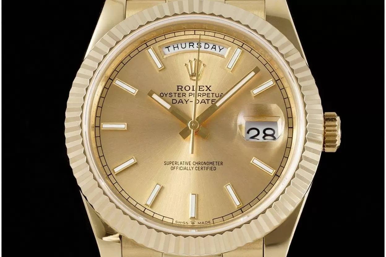 DayDate 228238 40mm YG / YG Gold / Stk JDF V4 VR3255 (Gain Weight) - Image 2