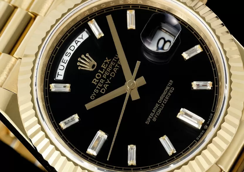 DayDate 228238 40mm YG / YG Black / Dia JDF V4 VR3255 (Gain Weight) - Image 3