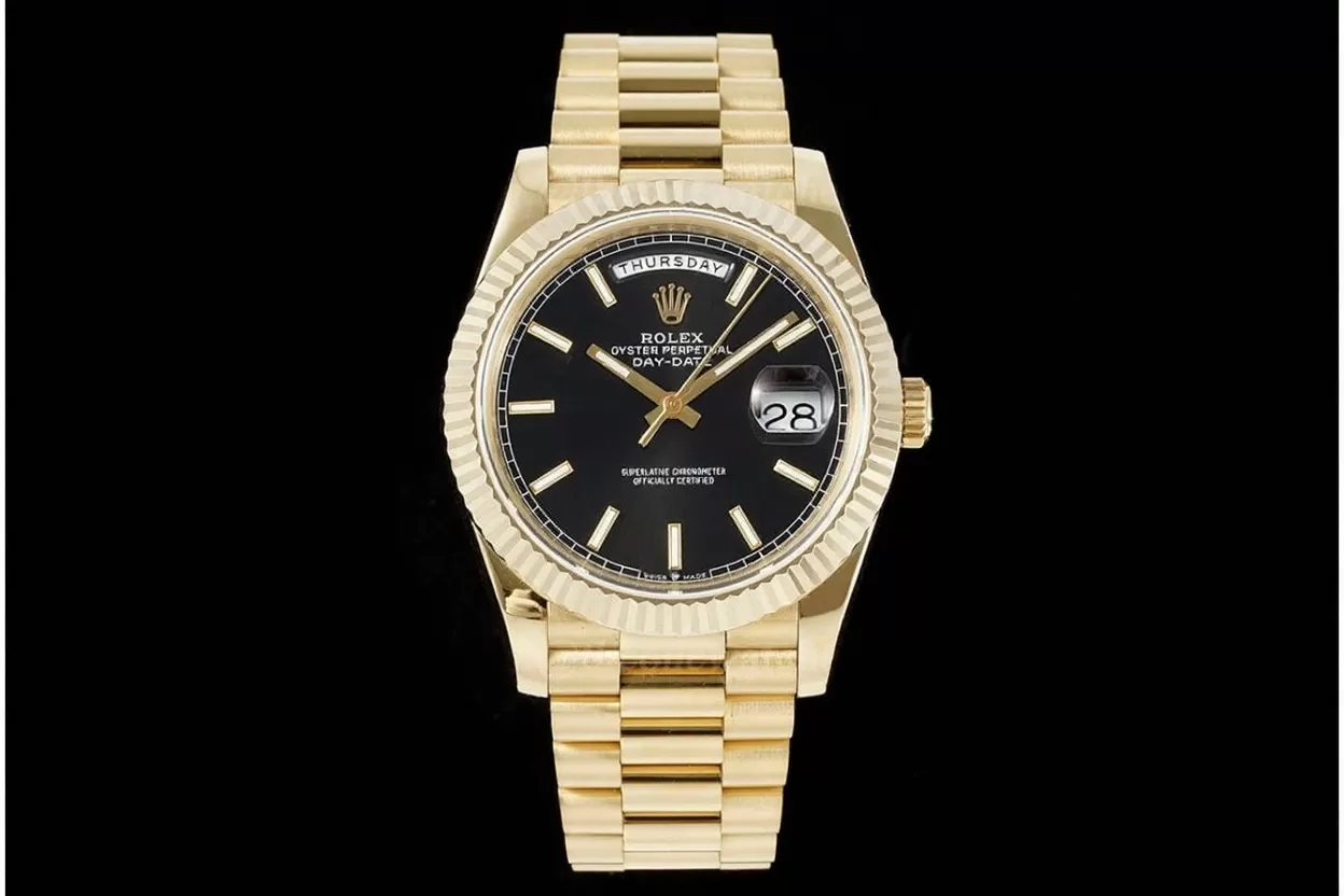 DayDate 228238 40mm YG / YG Black / Stk JDF V4 VR3255 (Gain Weight) - Image 4
