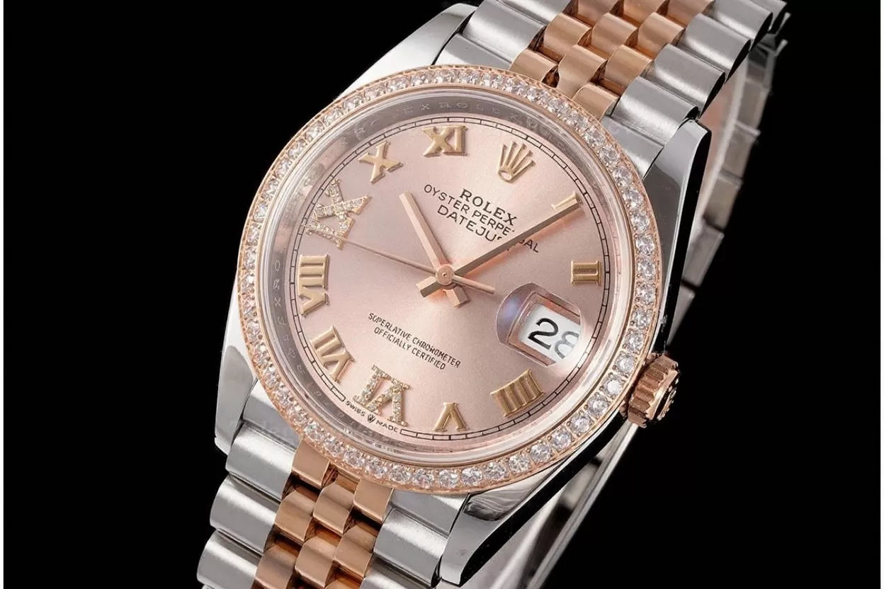 Datejust 126281 36mm Jub Dia RG / SS Rose Gold Dial VSF DD3235