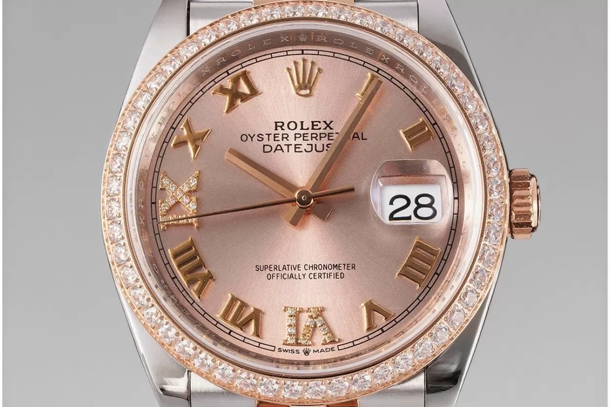 Datejust 126281 36mm Jub Dia RG / SS Rose Gold Dial VSF DD3235 - Image 2
