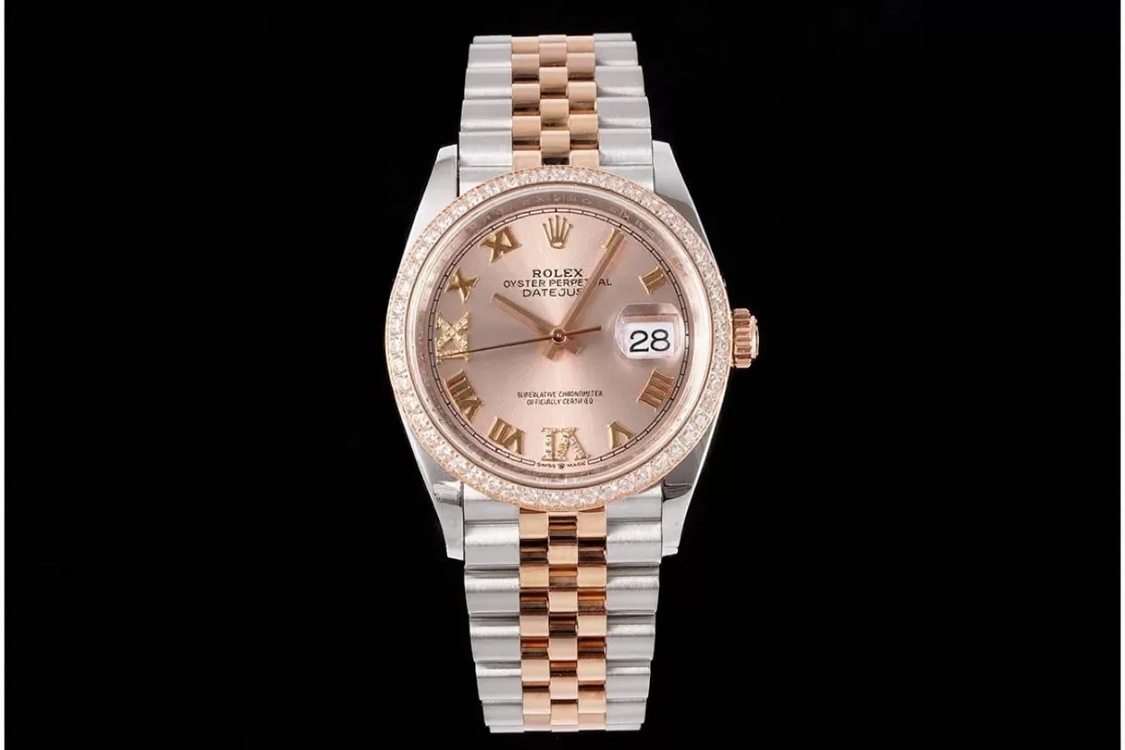Datejust 126281 36mm Jub Dia RG / SS Rose Gold Dial VSF DD3235 - Image 3
