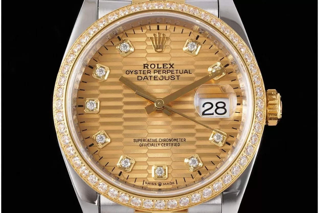 Datejust 126283 36mm Jub Dia YG / SS Gold Textured / Dia VSF DD3235 - Image 2