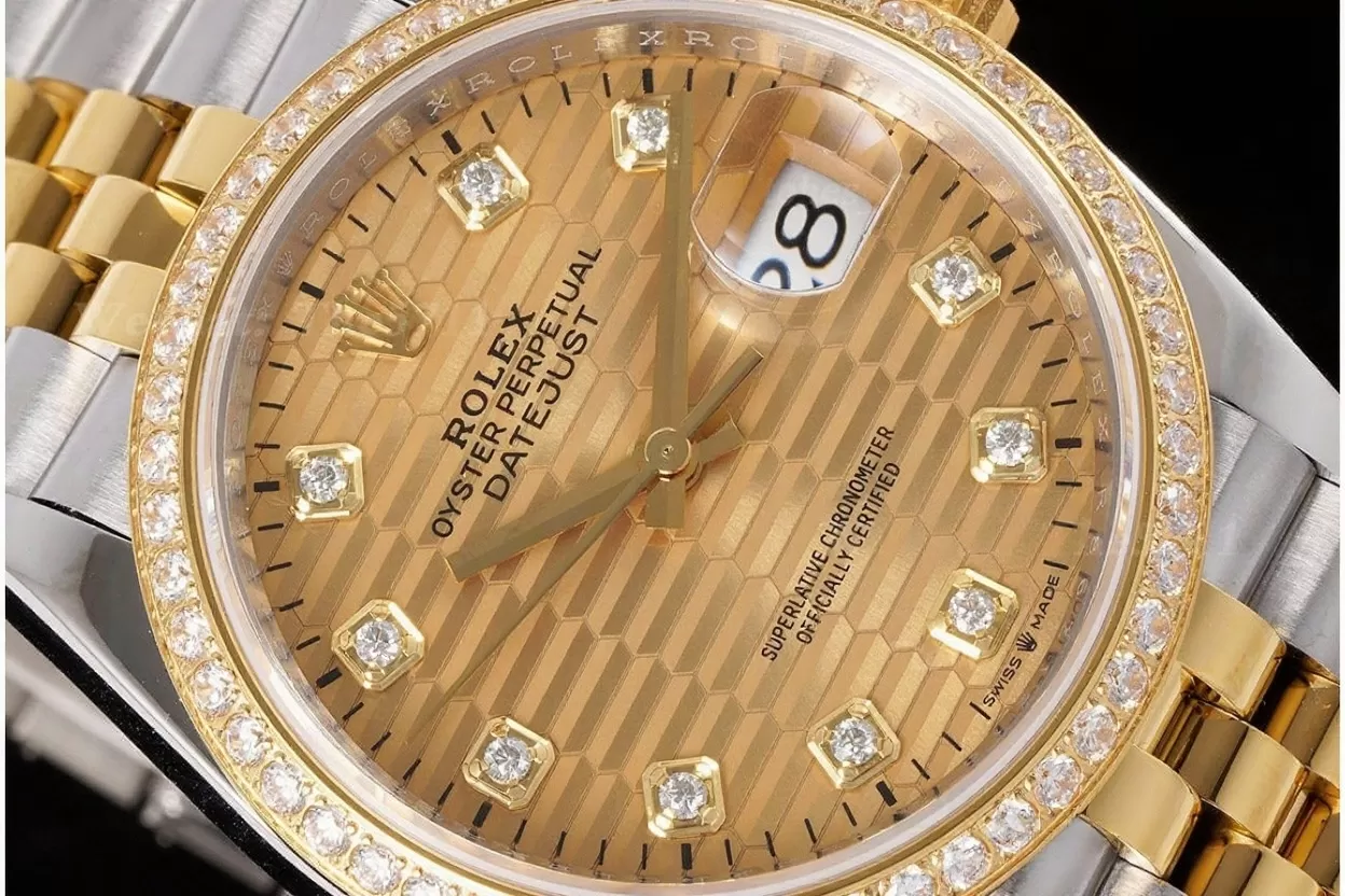 Datejust 126283 36mm Jub Dia YG / SS Gold Textured / Dia VSF DD3235 - Image 3