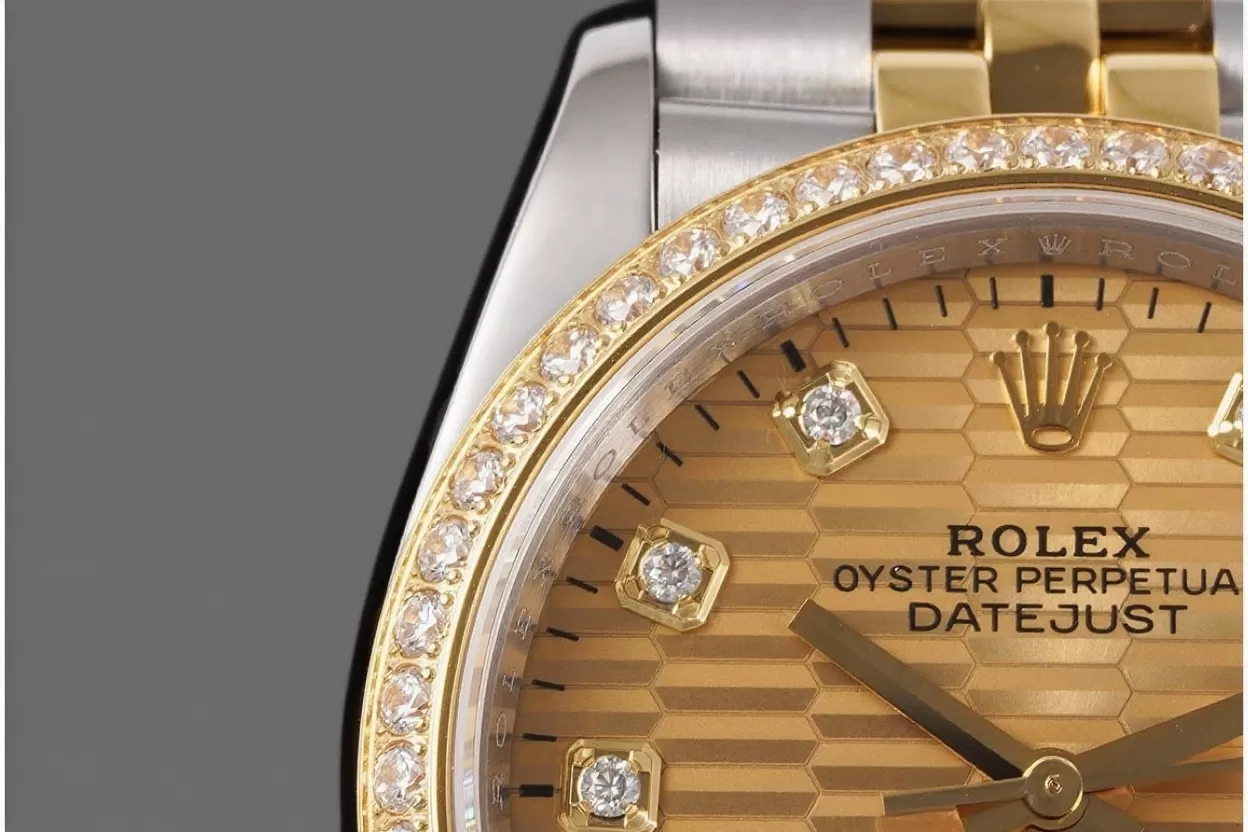 Datejust 126283 36mm Jub Dia YG / SS Gold Textured / Dia VSF DD3235 - Image 5