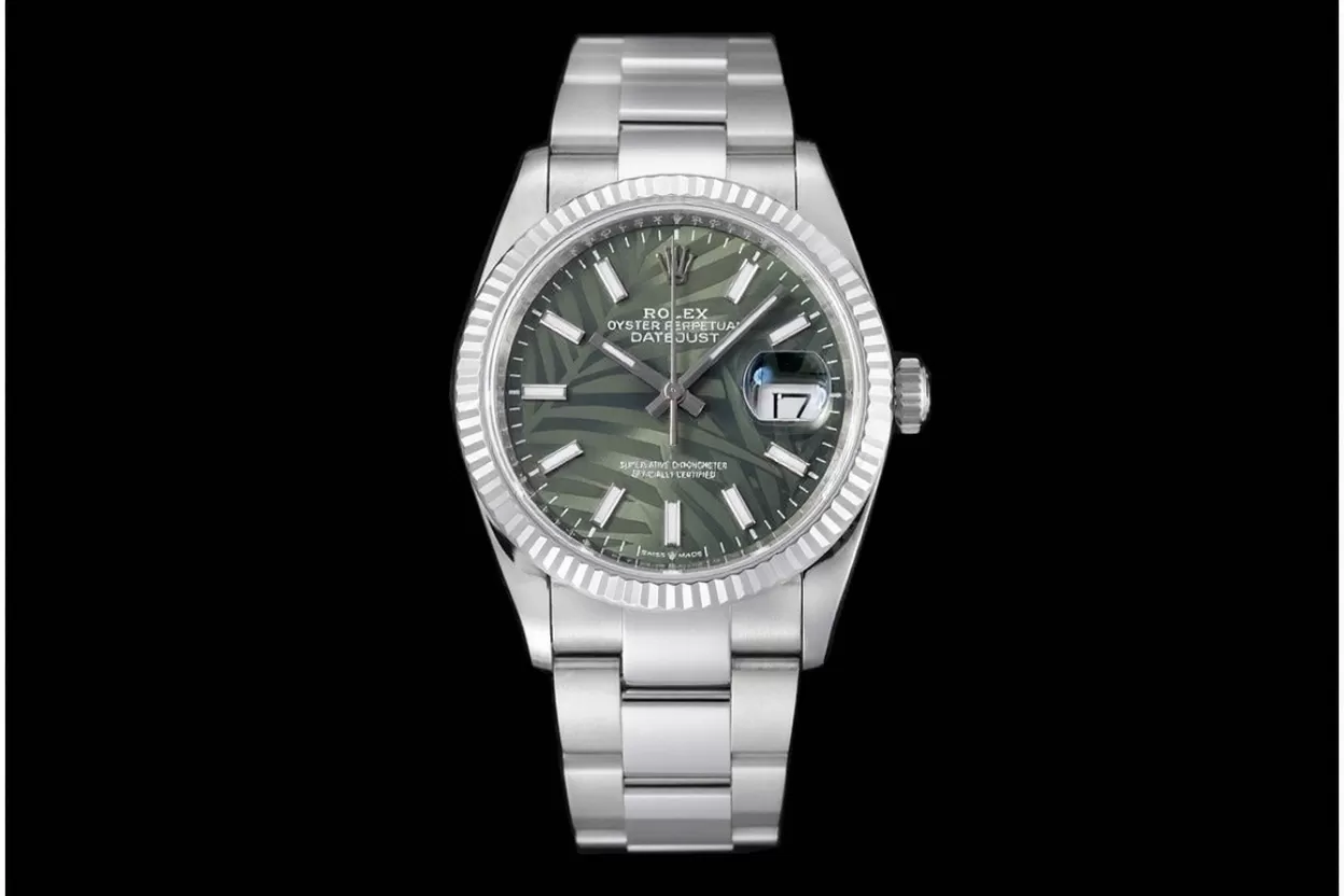 Datejust 126234 36mm Oys SS / SS Palm Motif Dial VSF DD3235 - Image 3