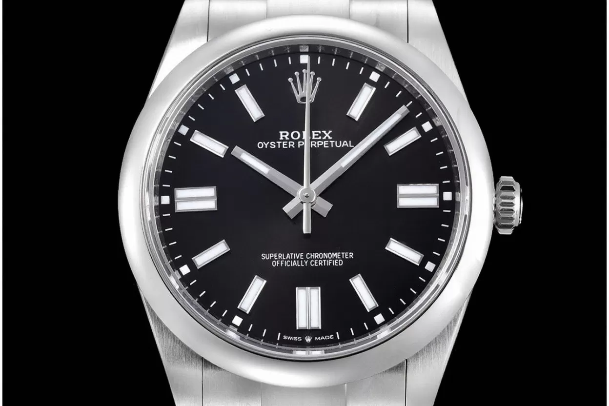 Oyster Perpetual 124300 41mm SS / SS Black Dial VSF VS3230 - Image 2