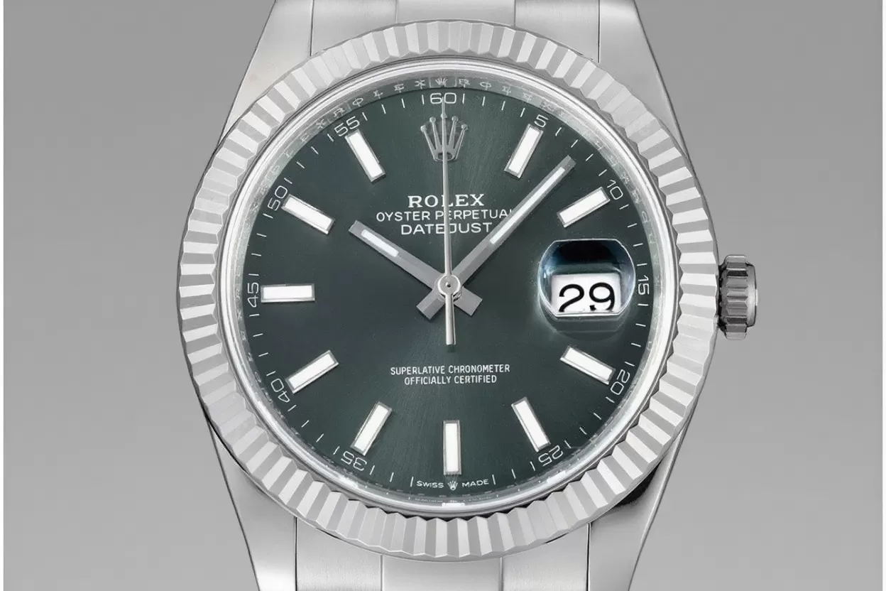 Datejust 126334 41mm Oys SS / SS Green / Stk VSF DD3235 - Image 2