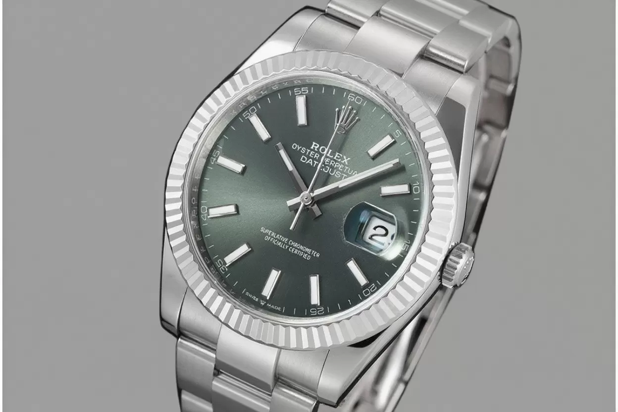 Datejust 126334 41mm Oys SS / SS Green / Stk VSF DD3235