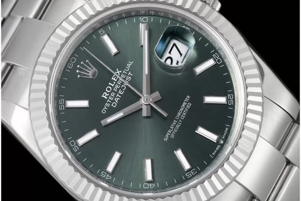 Datejust 126334 41mm Oys SS / SS Green / Stk VSF DD3235 - Image 4