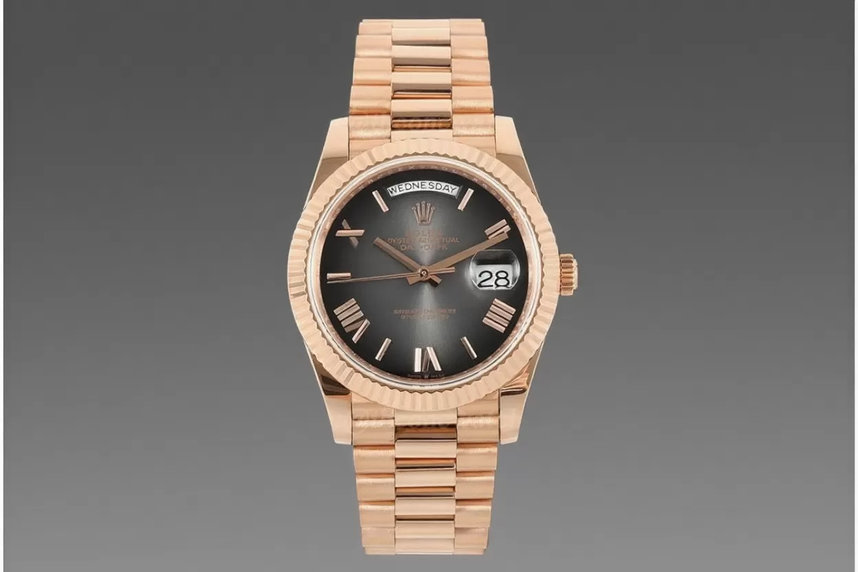 DayDate 228235 40mm RG / RG Gradient Grey Dial QF V5 A2836(Gain Weight) - Image 2