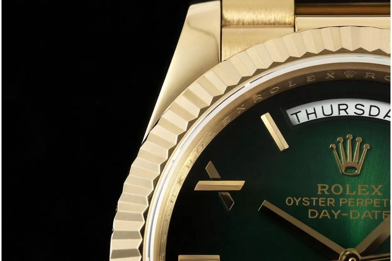 DayDate 228238 40mm YG / YG Gradient Green Dial QF V5 A2836(Gain Weight) - Image 4