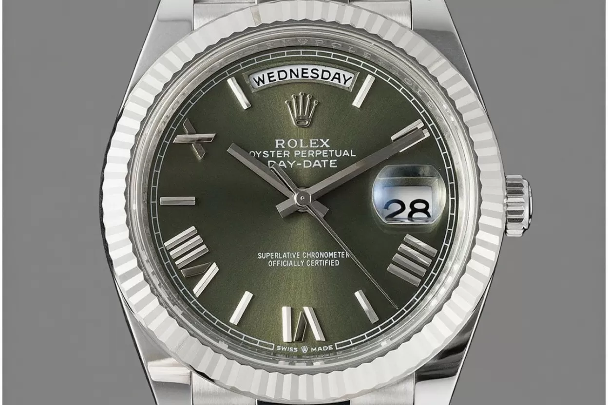 DayDate 228239 40mm SS / SS Green Dial THBF V3 SH3255(Tungsten Heavy Version)