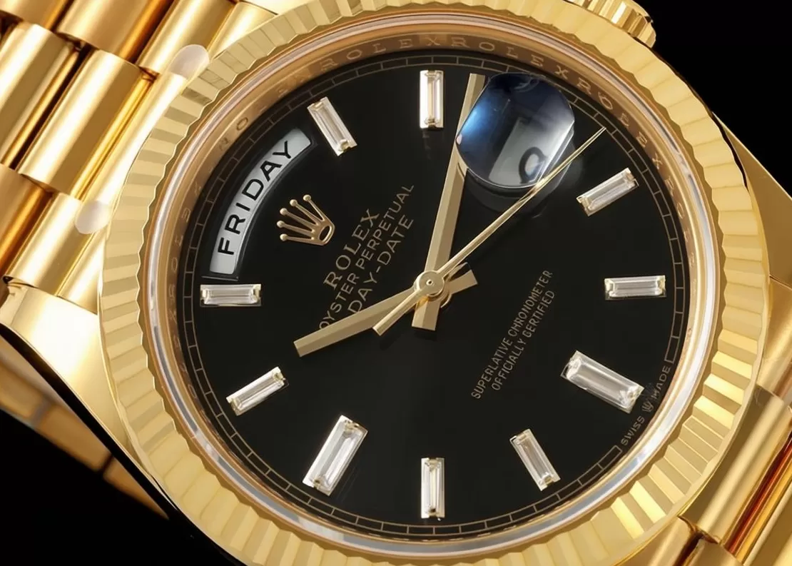 DayDate 228238 40mm YG / YG Black Dial THBF V3 SH3255(Tungsten Heavy Version) - Image 3