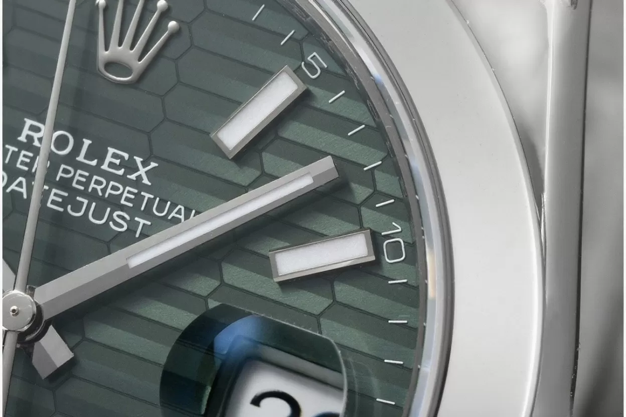 Datejust 126300 41mm Oys SS / SS Green Textured Dial VSF DD3235 - Image 3