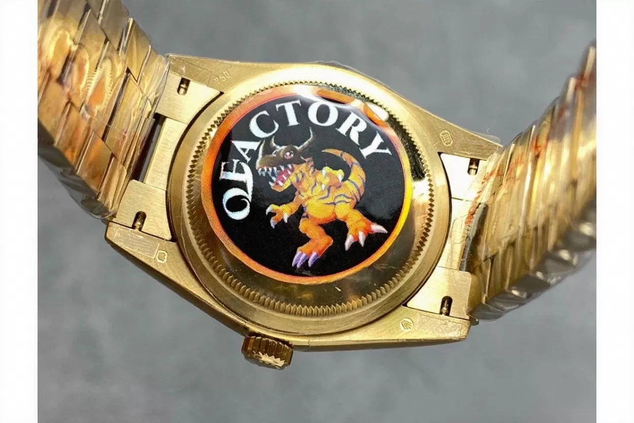 DayDate 128238 36mm YG / YG Gold / Stk QF V3 VR3255(Gain Weight) - Image 8