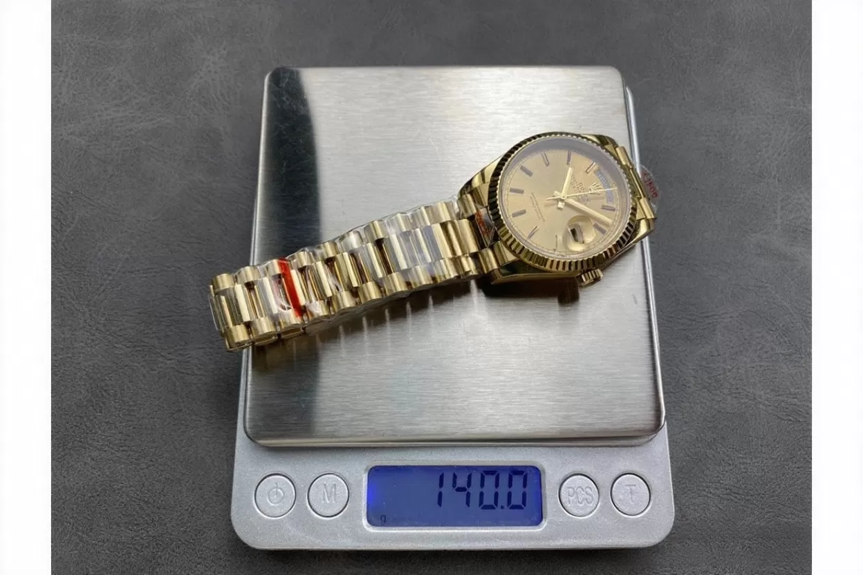 DayDate 128238 36mm YG / YG Gold / Stk QF V3 VR3255(Gain Weight) - Image 9