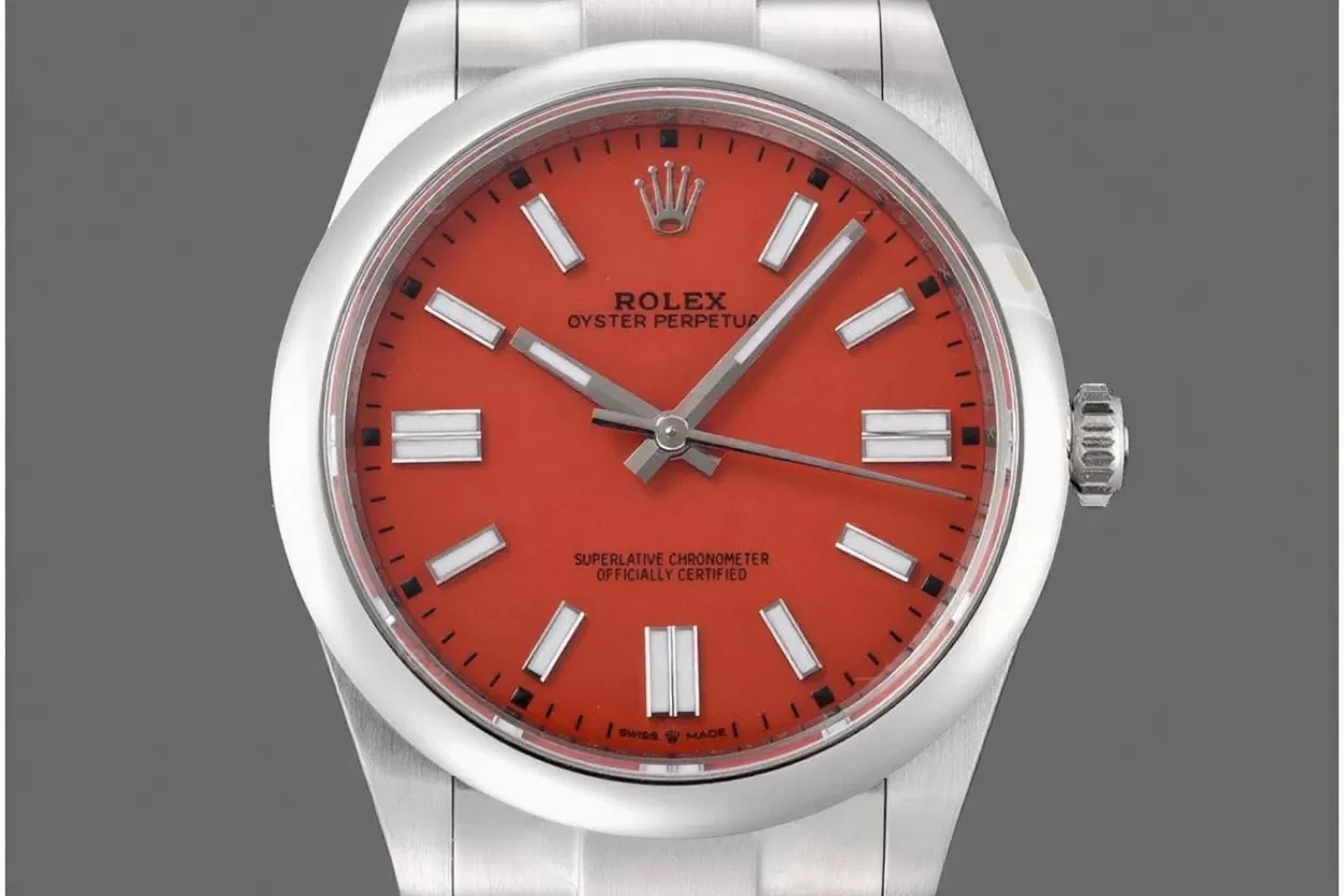 Oyster Perpetual 124300 41mm SS / SS Red Dial VSF VS3230 - Image 2