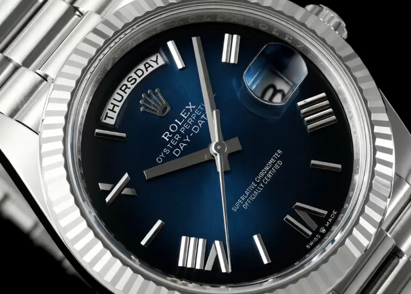 DayDate 228239 40mm SS / SS Blue Dial THBF V3 SH3255(Tungsten Heavy Version) - Image 3