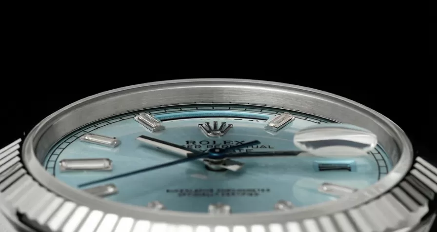 DayDate 228236 40mm SS / SS Ice Blue / Dia THBF V3 SH3255(Tungsten Heavy Version) - Image 5