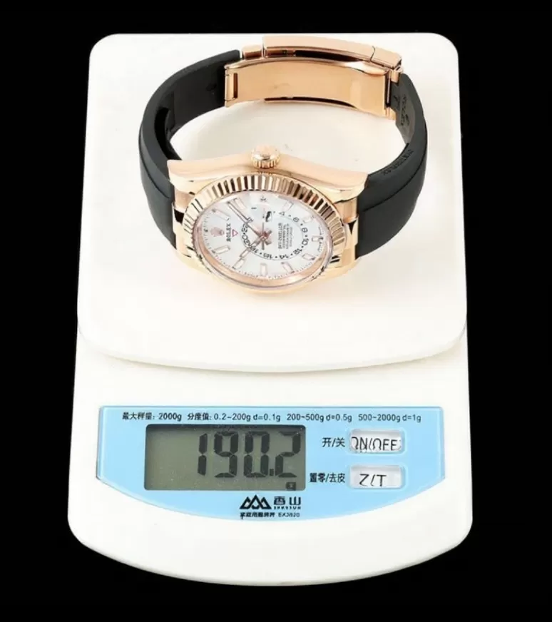 SkyDweller 336235 42mm RG / RU White Dial ZF A2824(Tungsten Heavy Version) - Image 20