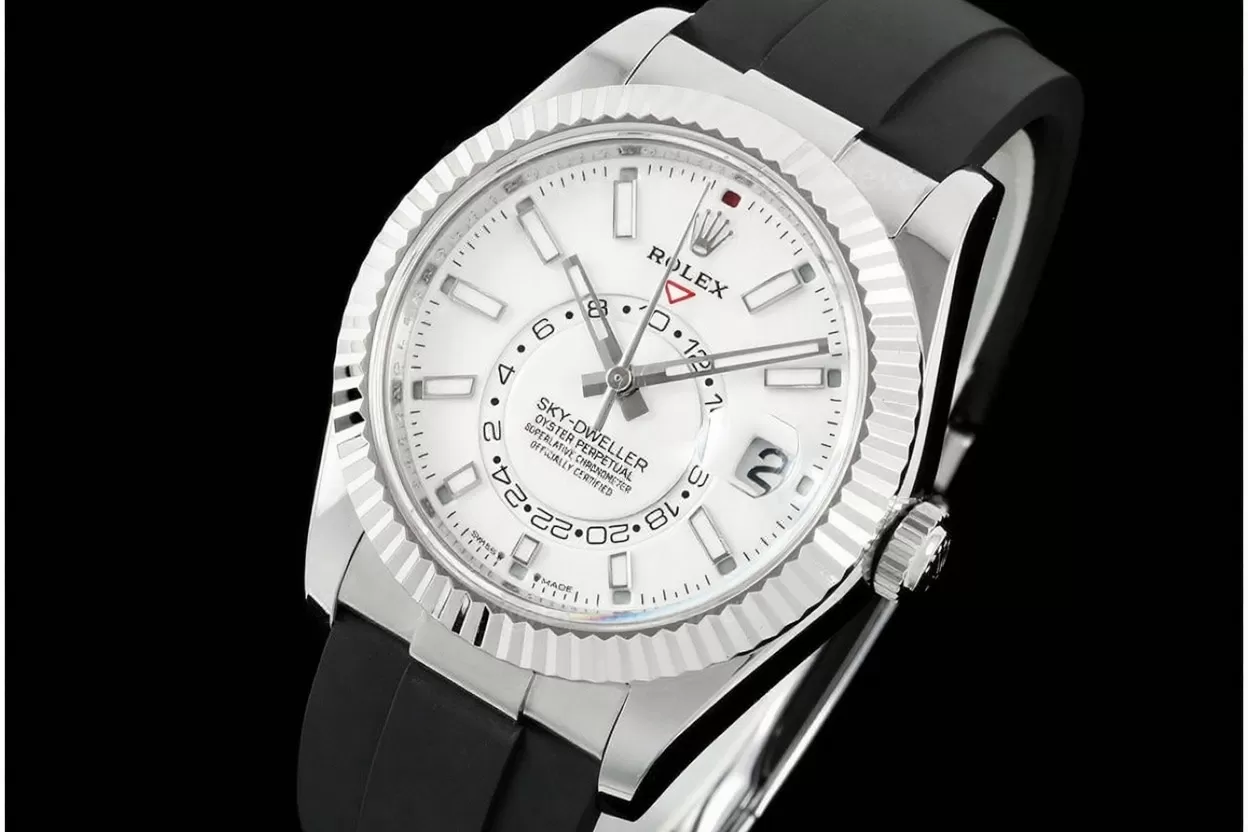 SkyDweller 336234 42mm SS / RU White Dial ZF A2824(Tungsten Heavy Version)