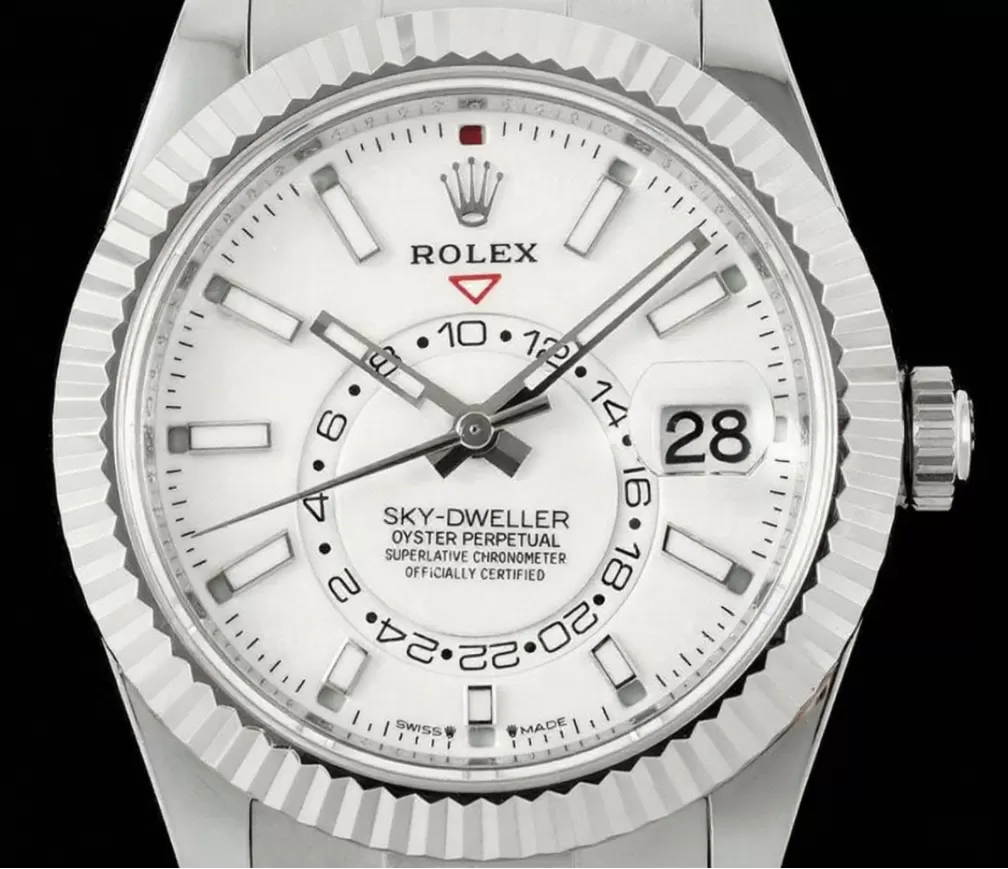 SkyDweller 336234 42mm SS / RU White Dial ZF A2824(Tungsten Heavy Version) - Image 4