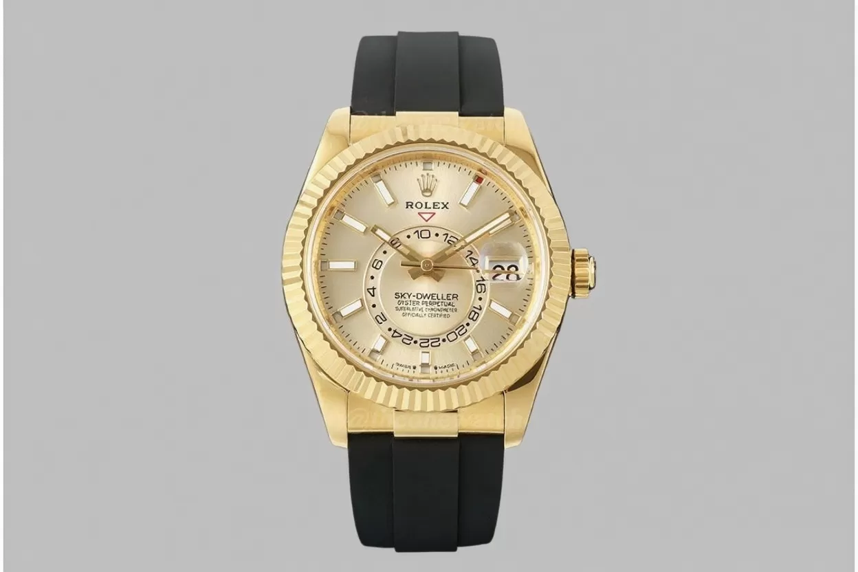 SkyDweller 336238 42mm YG / RU Gold Dial ZF A2824(Tungsten Heavy Version) - Image 3