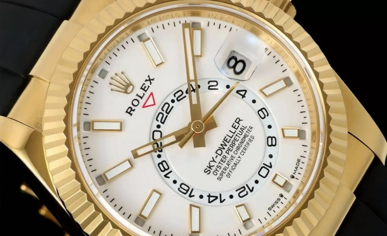 SkyDweller 336238 42mm YG / RU White Dial ZF A2824(Tungsten Heavy Version) - Image 3