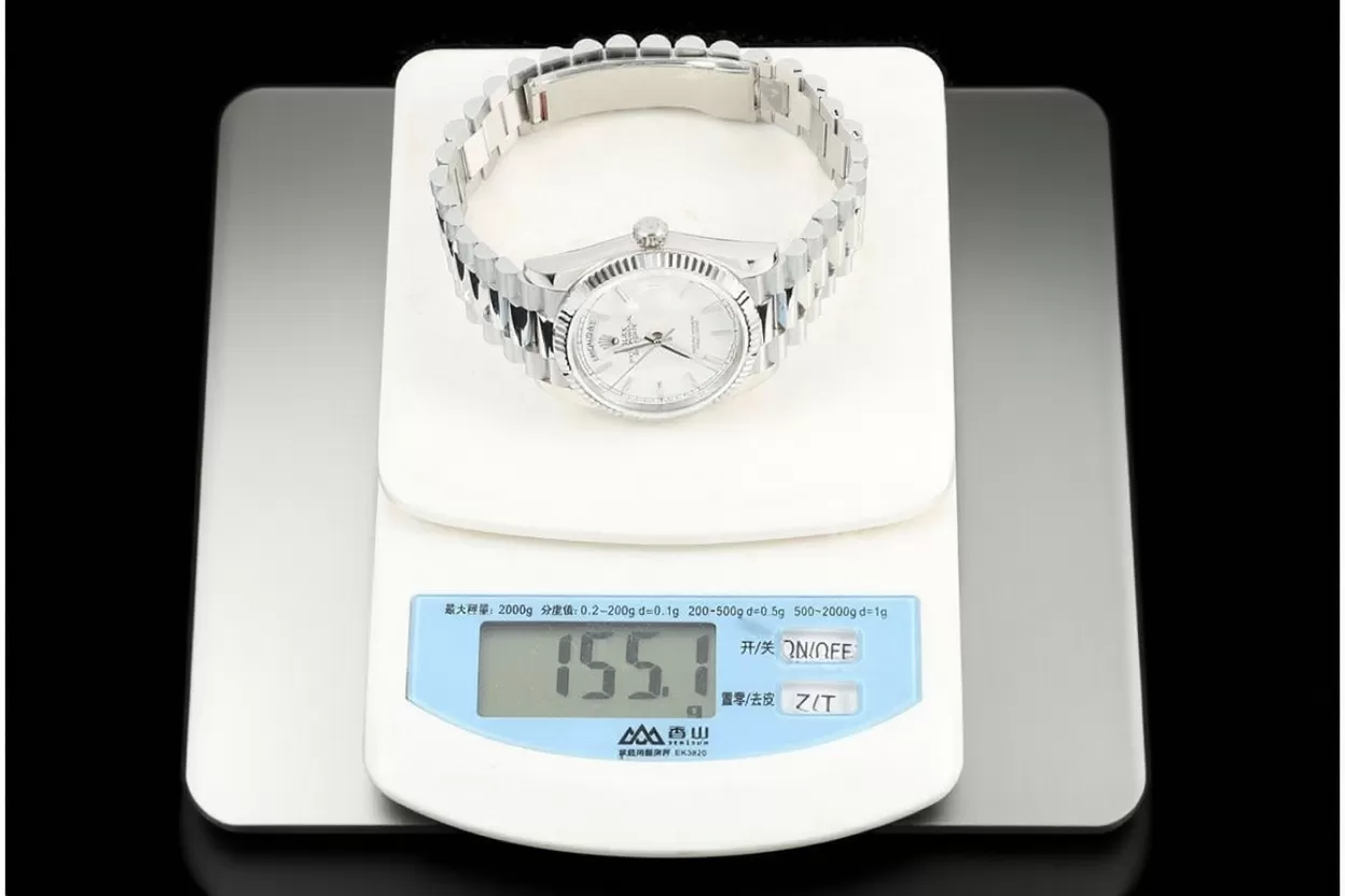 DayDate 128236 36mm SS / SS White / Stk QF V2 A2836(Gain Weight) - Image 24