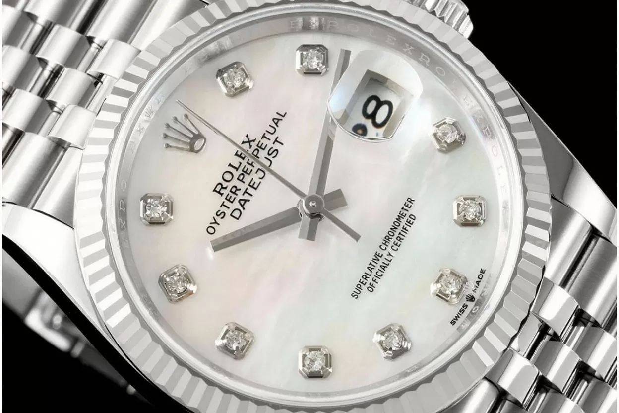 Datejust 126234 36mm Jub SS / SS Mop / Dia EWEF A3235 - Image 3