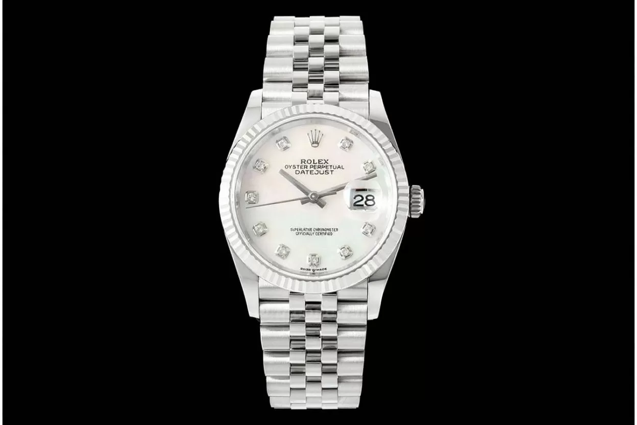 Datejust 126234 36mm Jub SS / SS Mop / Dia EWEF A3235 - Image 4
