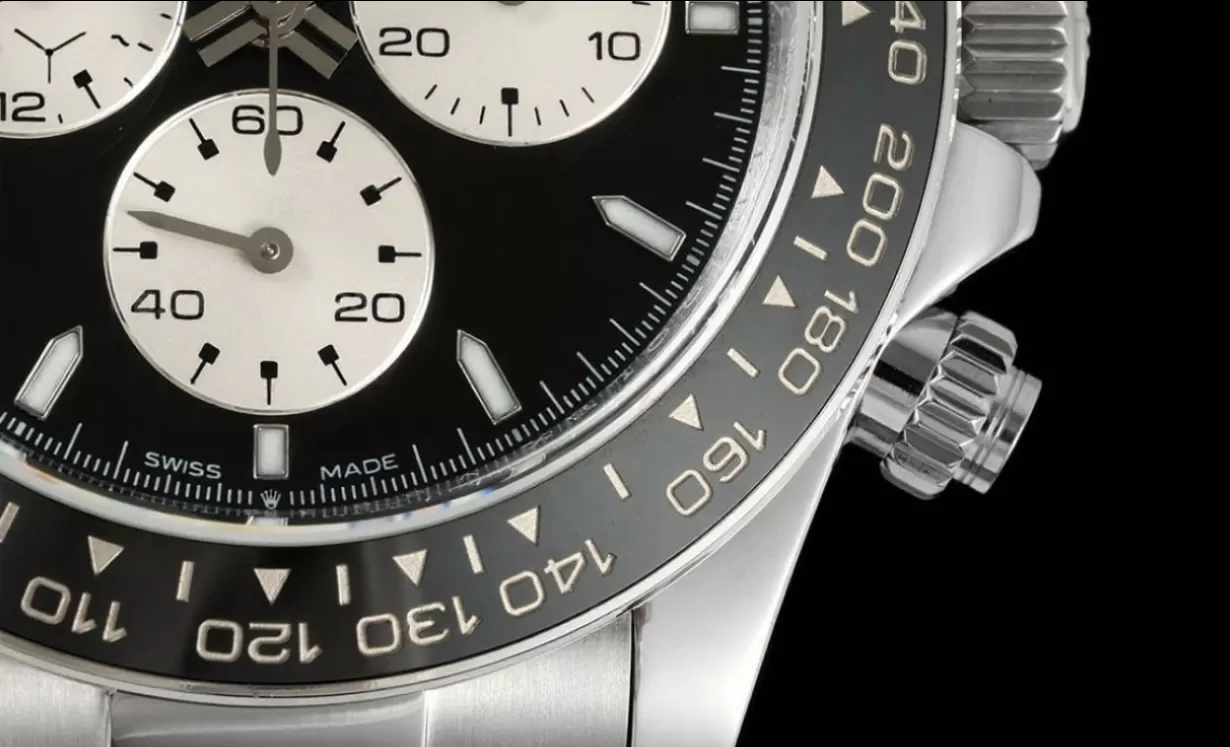 Daytona 126529 40mm Le Mans SS / SS Black Dial QF V9 SH4132 Max(Gain Weight) (24Hour Subdial) - Image 7