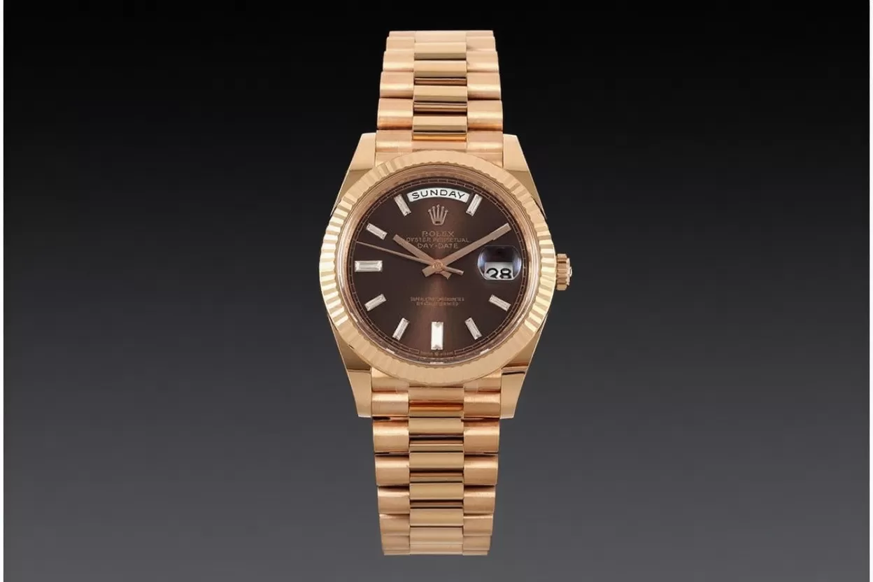 DayDate 228235 40mm RG / RG Brown / Dia THBF V3 SH3255(Tungsten Heavy Version) - Image 4
