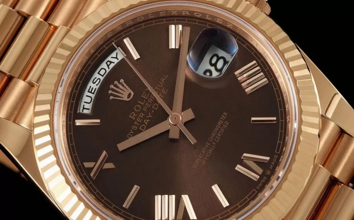 DayDate 228235 40mm RG / RG Brown / Rmn THBF V3 SH3255(Tungsten Heavy Version) - Image 2