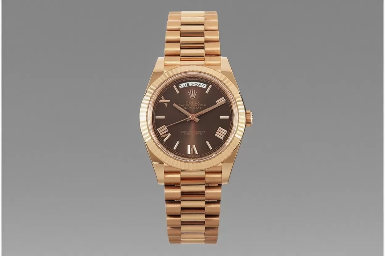 DayDate 228235 40mm RG / RG Brown / Rmn THBF V3 SH3255(Tungsten Heavy Version) - Image 4