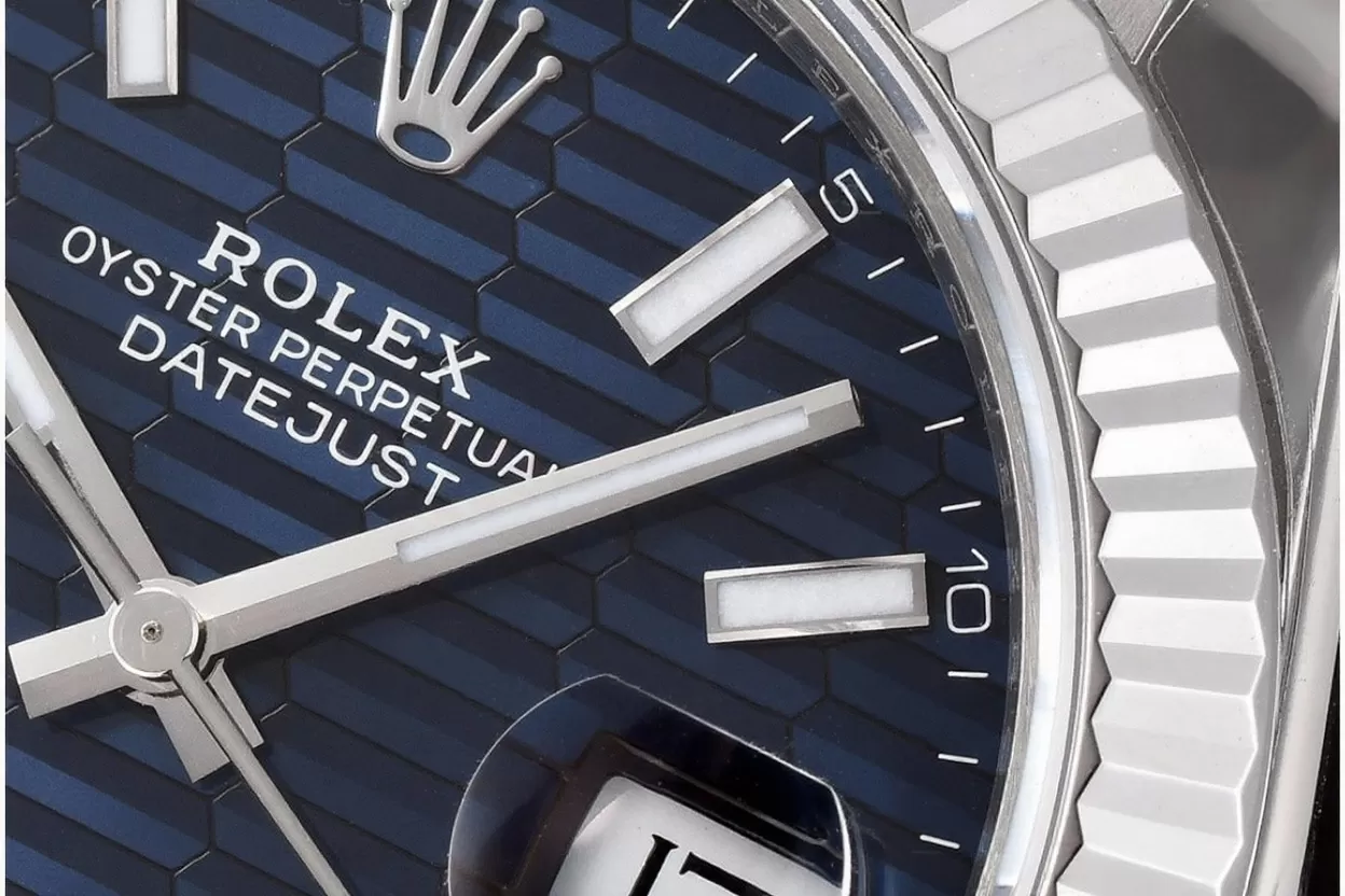 Datejust 126334 41mm Oys SS / SS Blue Textured / Stk VSF DD3235 - Image 5