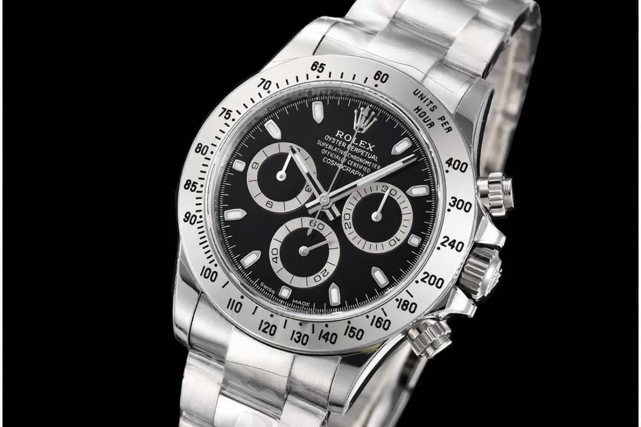 Daytona 116520 40mm SS / SS Black Dial VSF DD4130