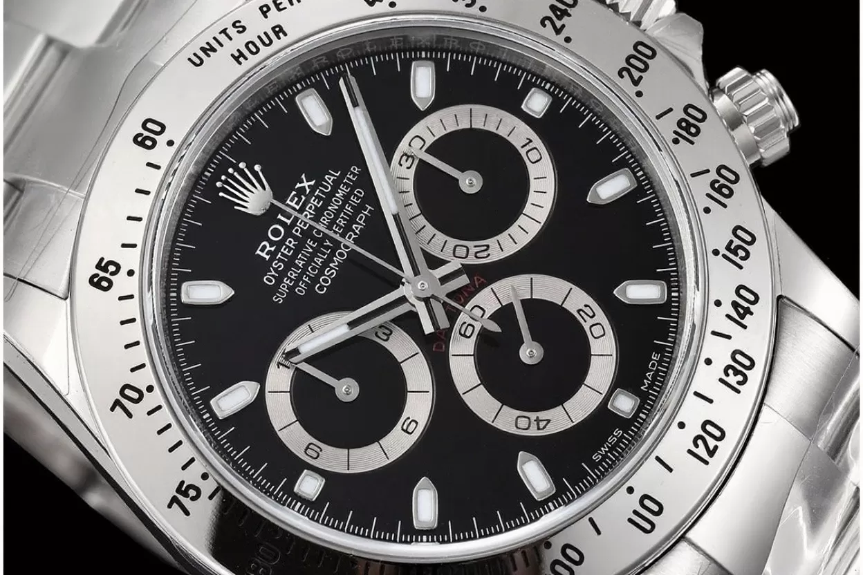 Daytona 116520 40mm SS / SS Black Dial VSF DD4130 - Image 3