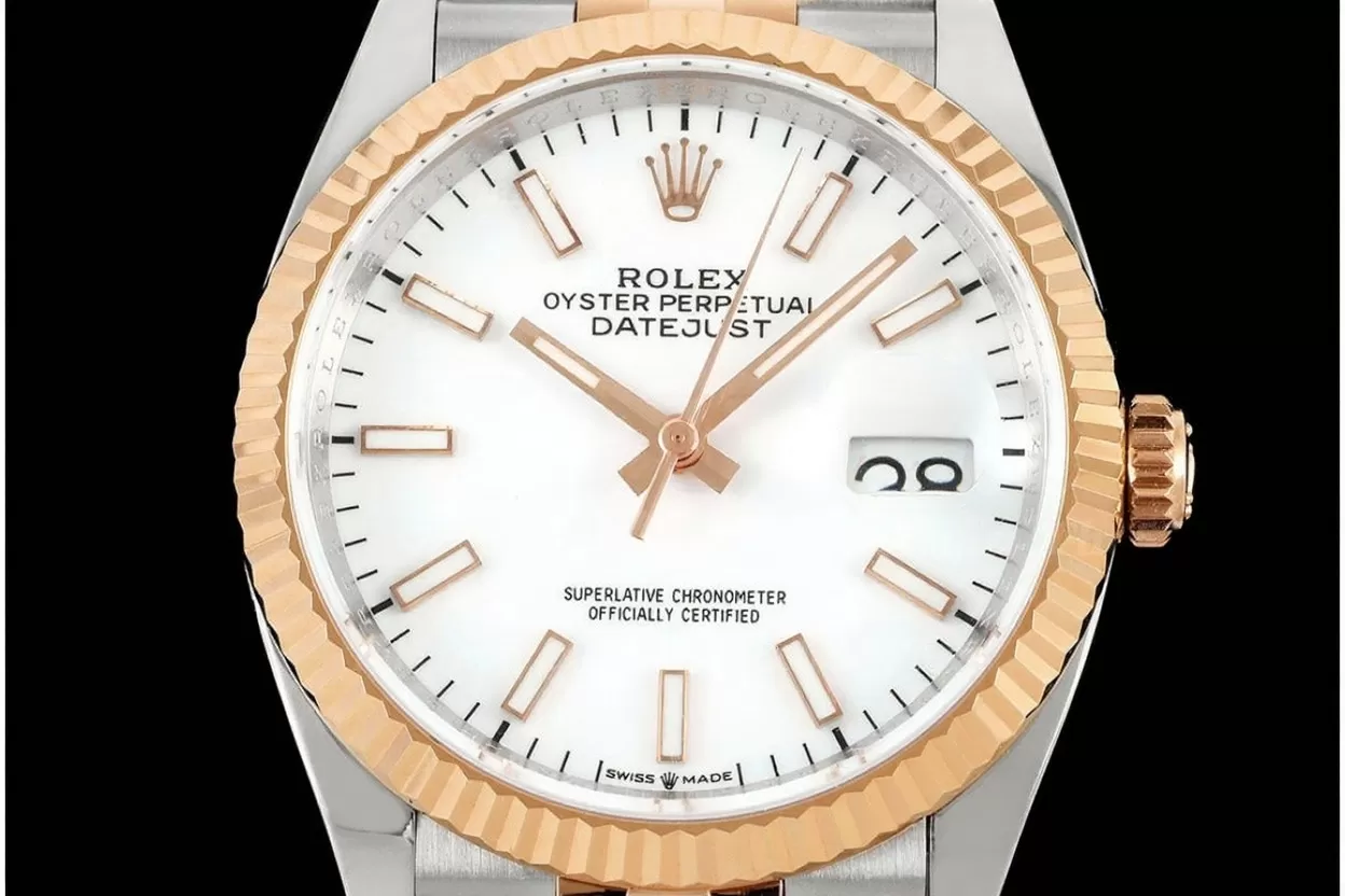 Datejust 126231 36mm Jub RG / SS White / Stk ARF VR3235 - Image 2