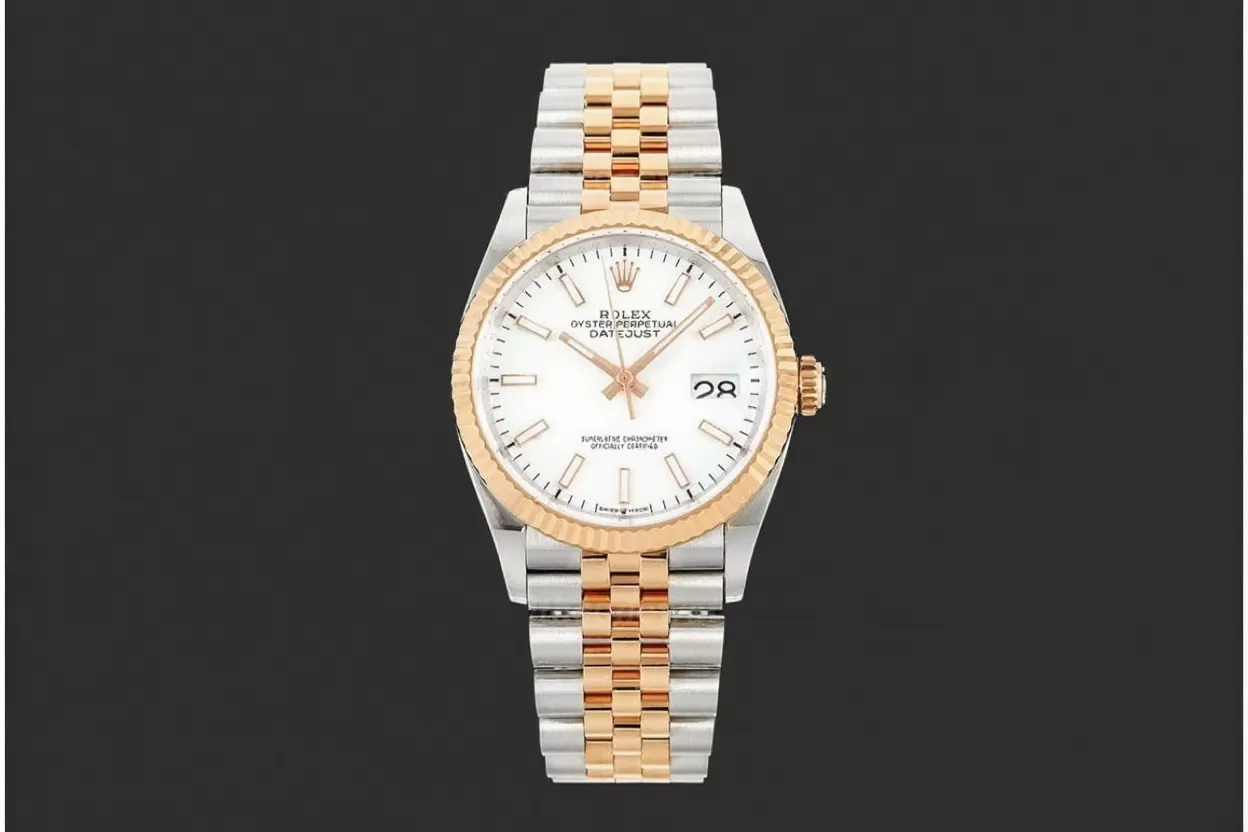 Datejust 126231 36mm Jub RG / SS White / Stk ARF VR3235 - Image 3