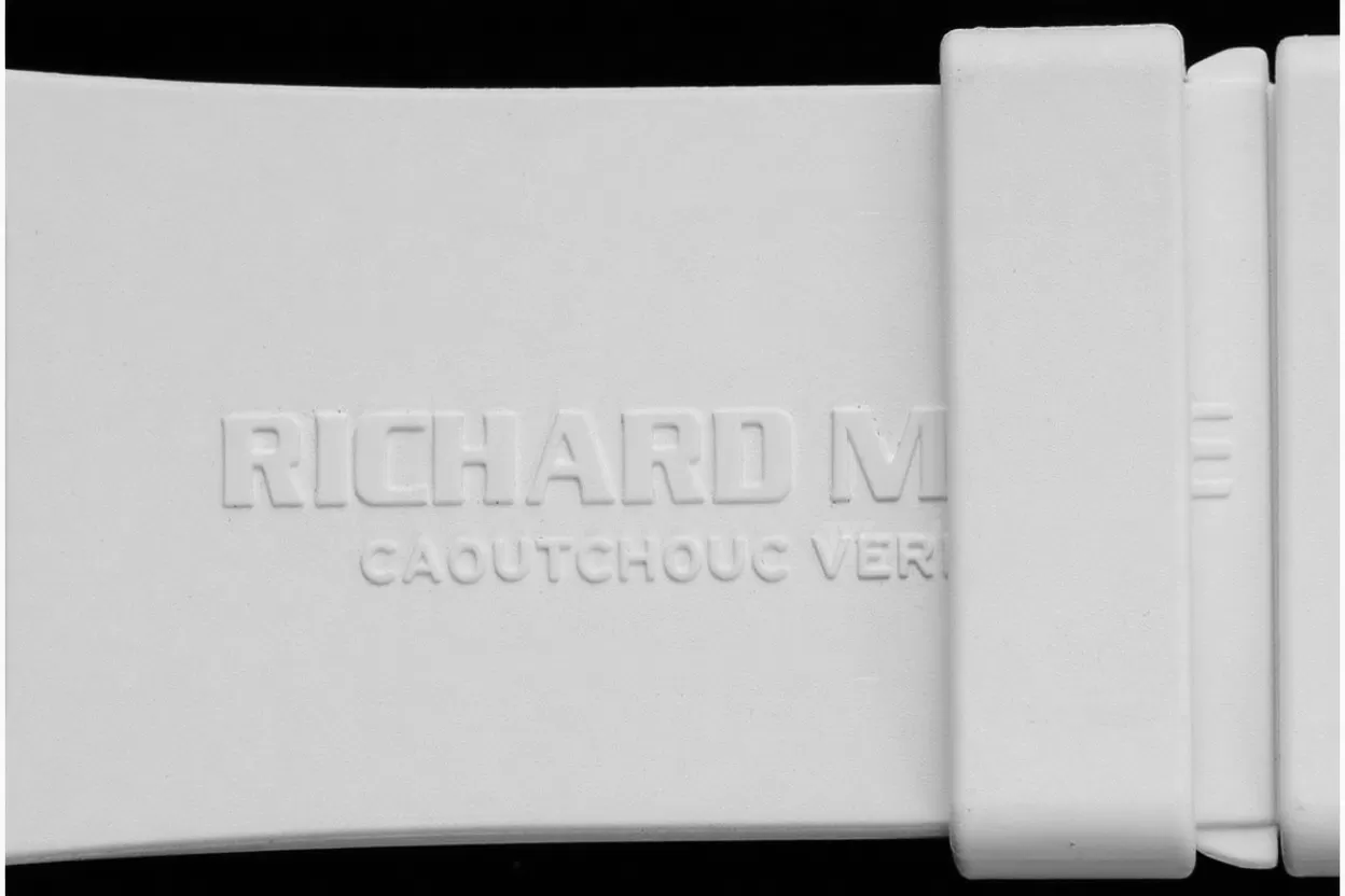 RM055 NTPT / RU White Rehaut on White Rubber Strap ZF RMUL2 Super Clone - Image 10