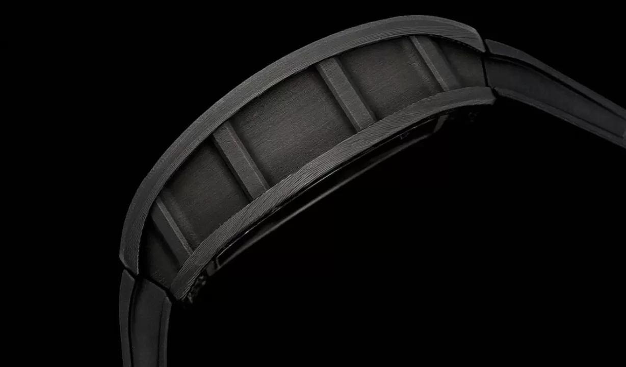 RM055 NTPT / RU Gold Rehaut on Black Rubber Strap ZF RMUL2 Super Clone - Image 3