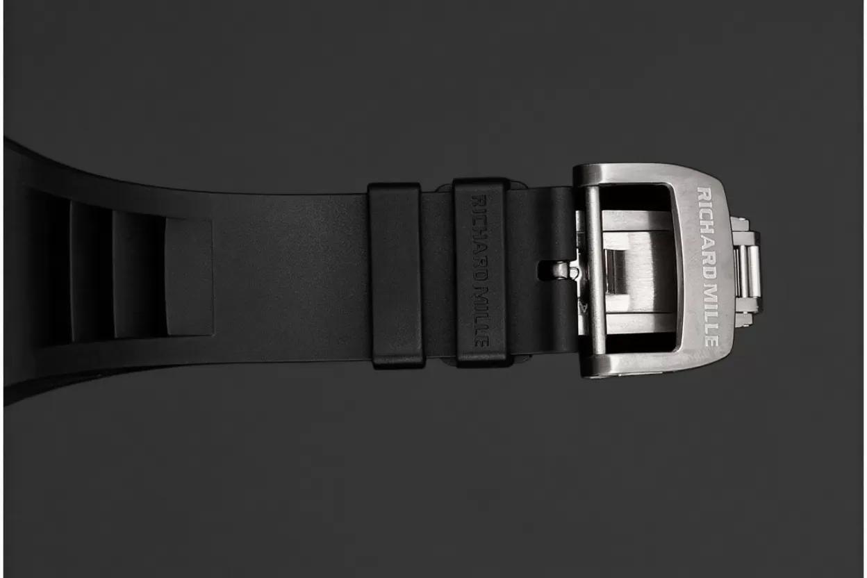 RM055 NTPT / RU Gold Rehaut on Black Rubber Strap ZF RMUL2 Super Clone - Image 14
