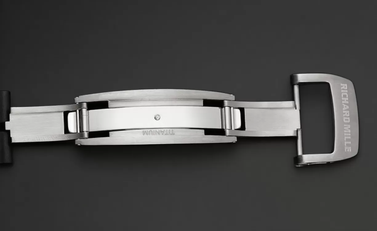 RM055 NTPT / RU Gold Rehaut on Black Rubber Strap ZF RMUL2 Super Clone - Image 17