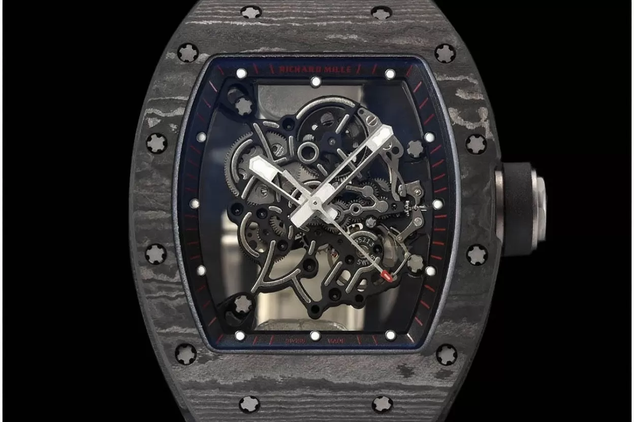 RM055 Black NTPT / RU Skeleton Dial APS RMUL2 Super Clone - Image 2