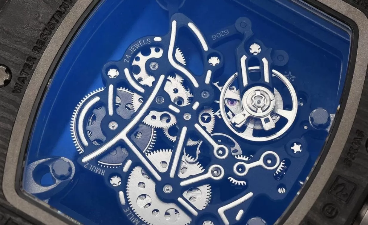 RM055 Black NTPT / RU Skeleton Dial APS RMUL2 Super Clone - Image 11