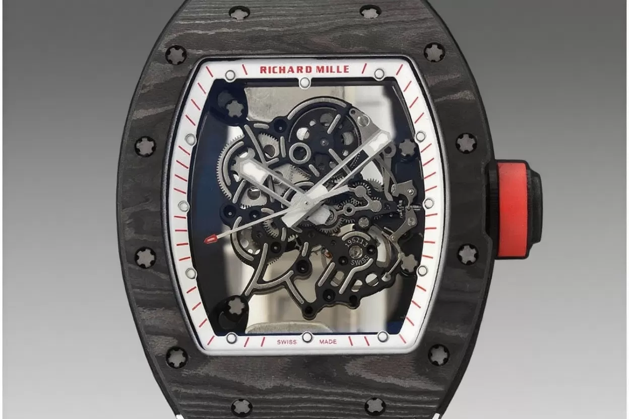 RM055 Red Crown NTPT / RU Skeleton Dial APS RMUL2 Super Clone - Image 2